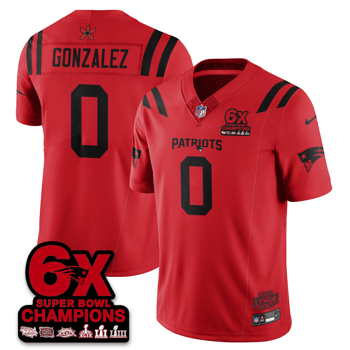 NE 'Stranger Things Edition' Vapor Limited Jersey - All Stitched