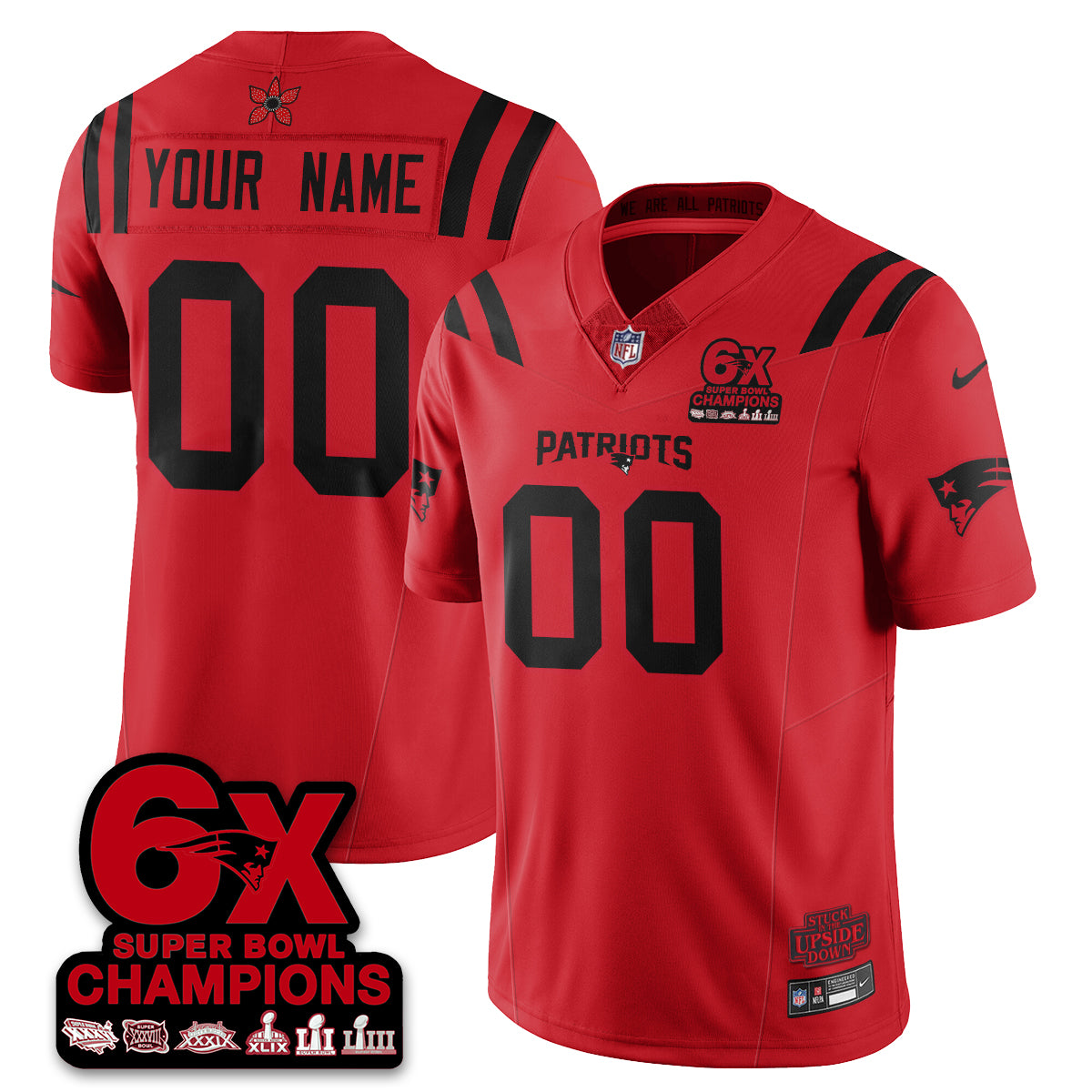 NE 'Stranger Things Edition' Vapor Limited Jersey - All Stitched