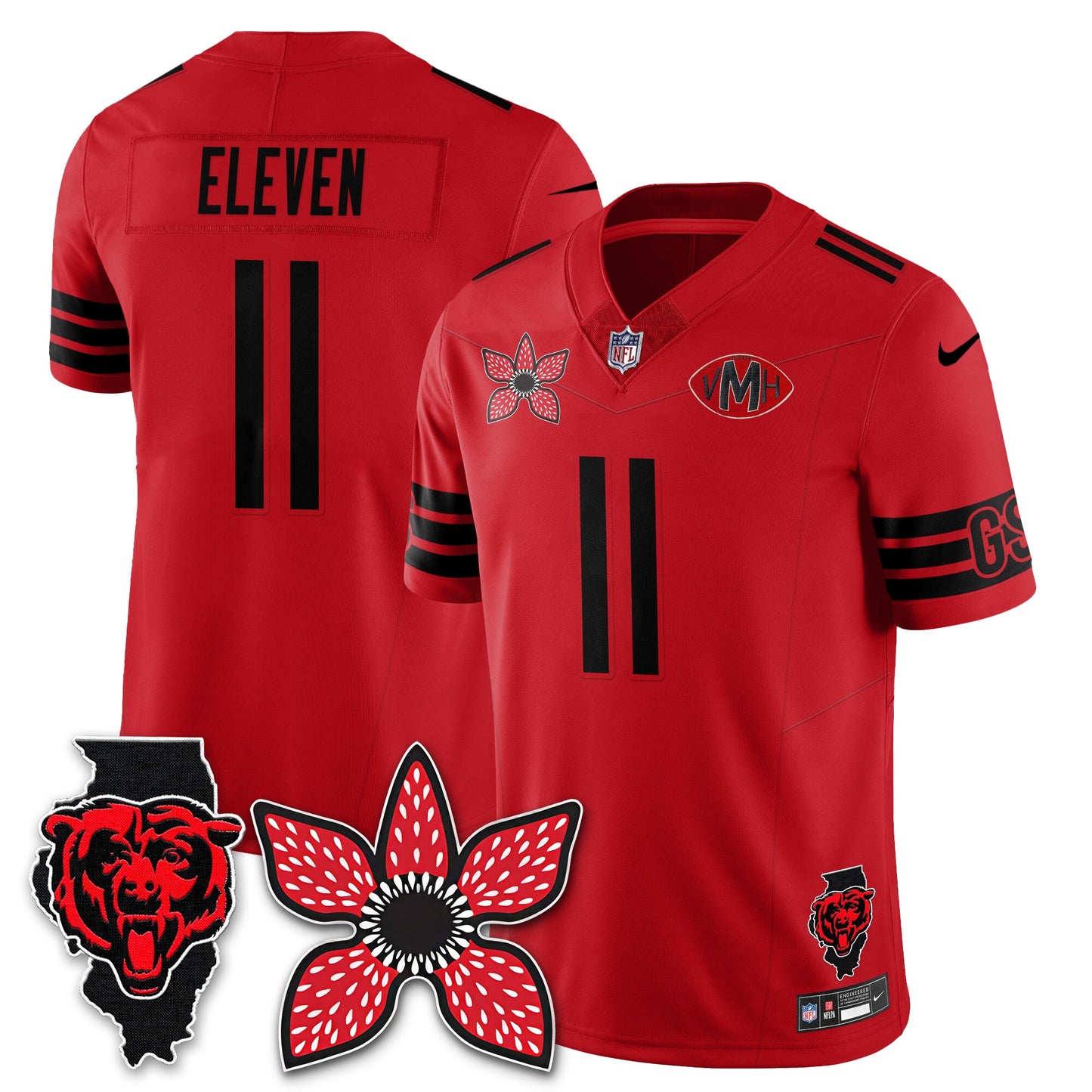 CHI 'Stranger Things Edition' Vapor Limited Jersey - All Stitched