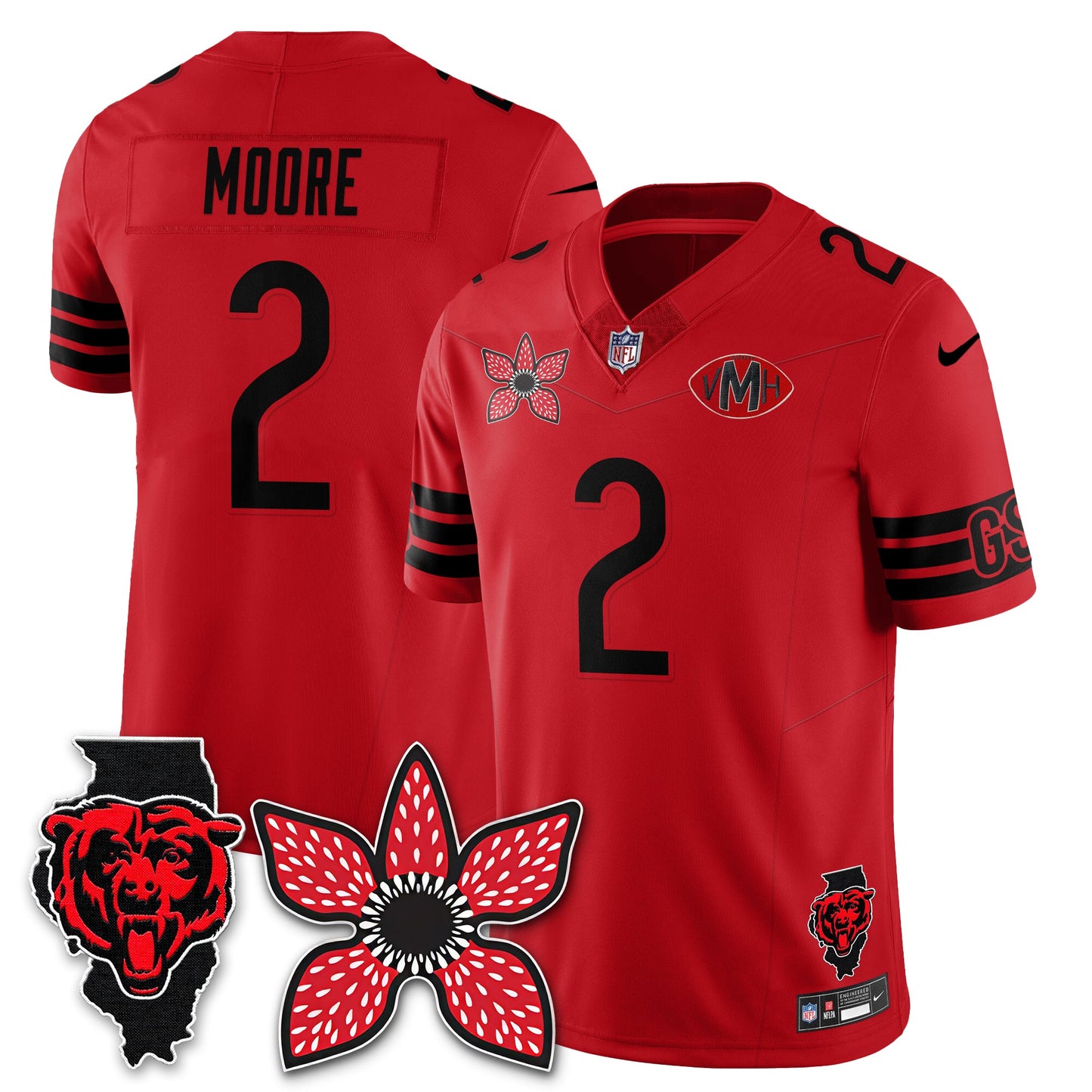 CHI 'Stranger Things Edition' Vapor Limited Jersey - All Stitched