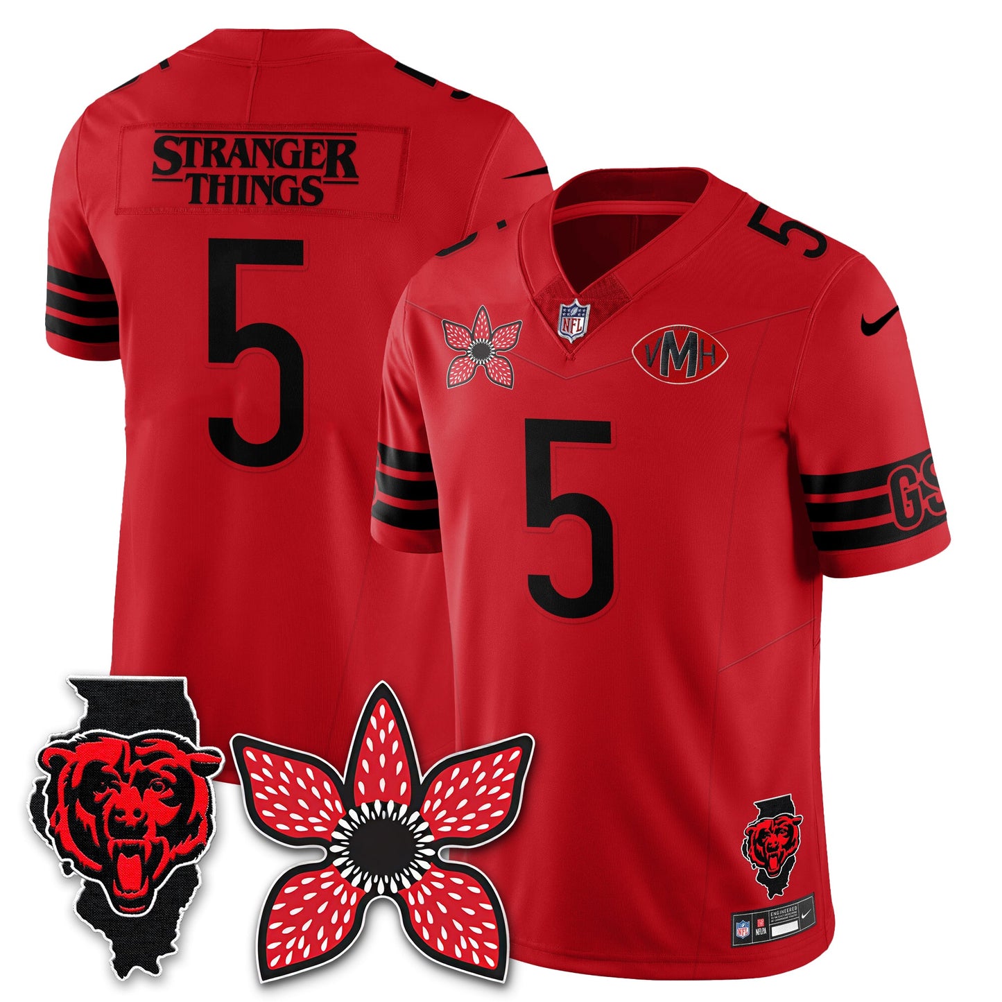 CHI 'Stranger Things Edition' Vapor Limited Jersey - All Stitched