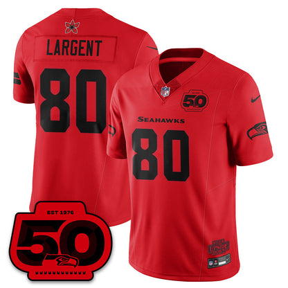 Seattle Seahawks 'Stranger Things Edition' Vapor Limited Jersey - All Stitched