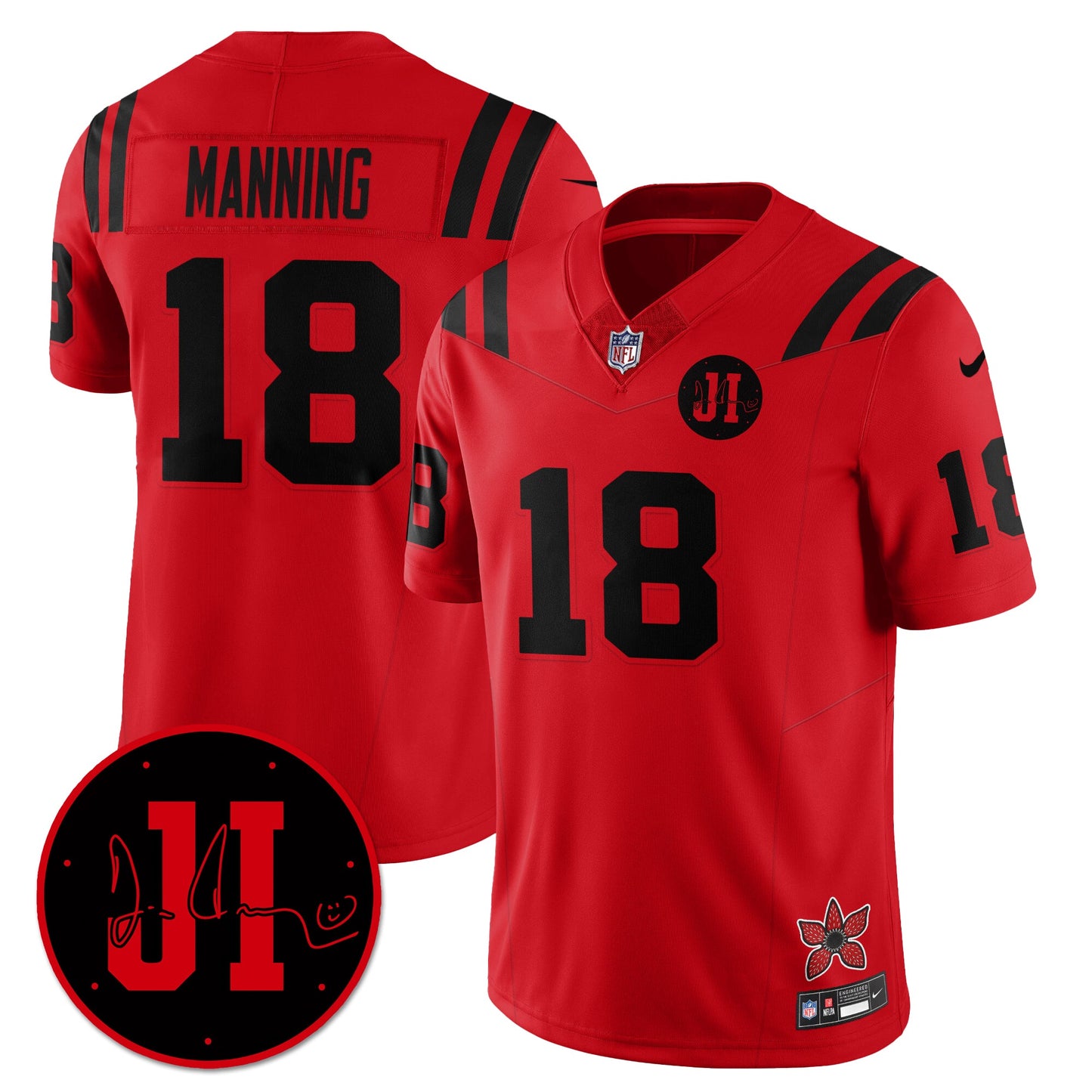 IND 'Stranger Things Edition' Vapor Limited Jersey - All Stitched