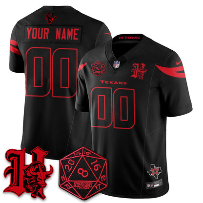 HOU 'Stranger Things Edition' Vapor Limited Jersey - All Stitched