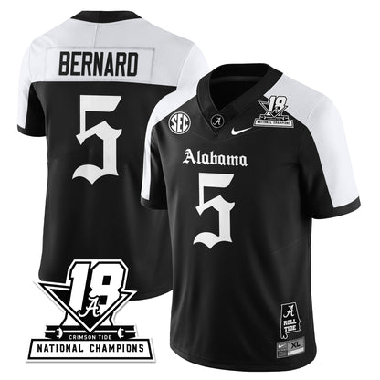 BAMA 18x-Time National Champions Gothic Vapor Limited Jersey - All Stitched