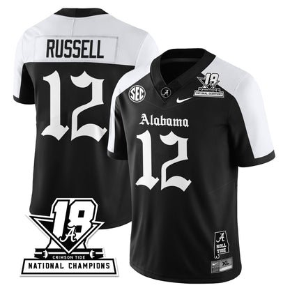 BAMA 18x-Time National Champions Gothic Vapor Limited Jersey - All Stitched