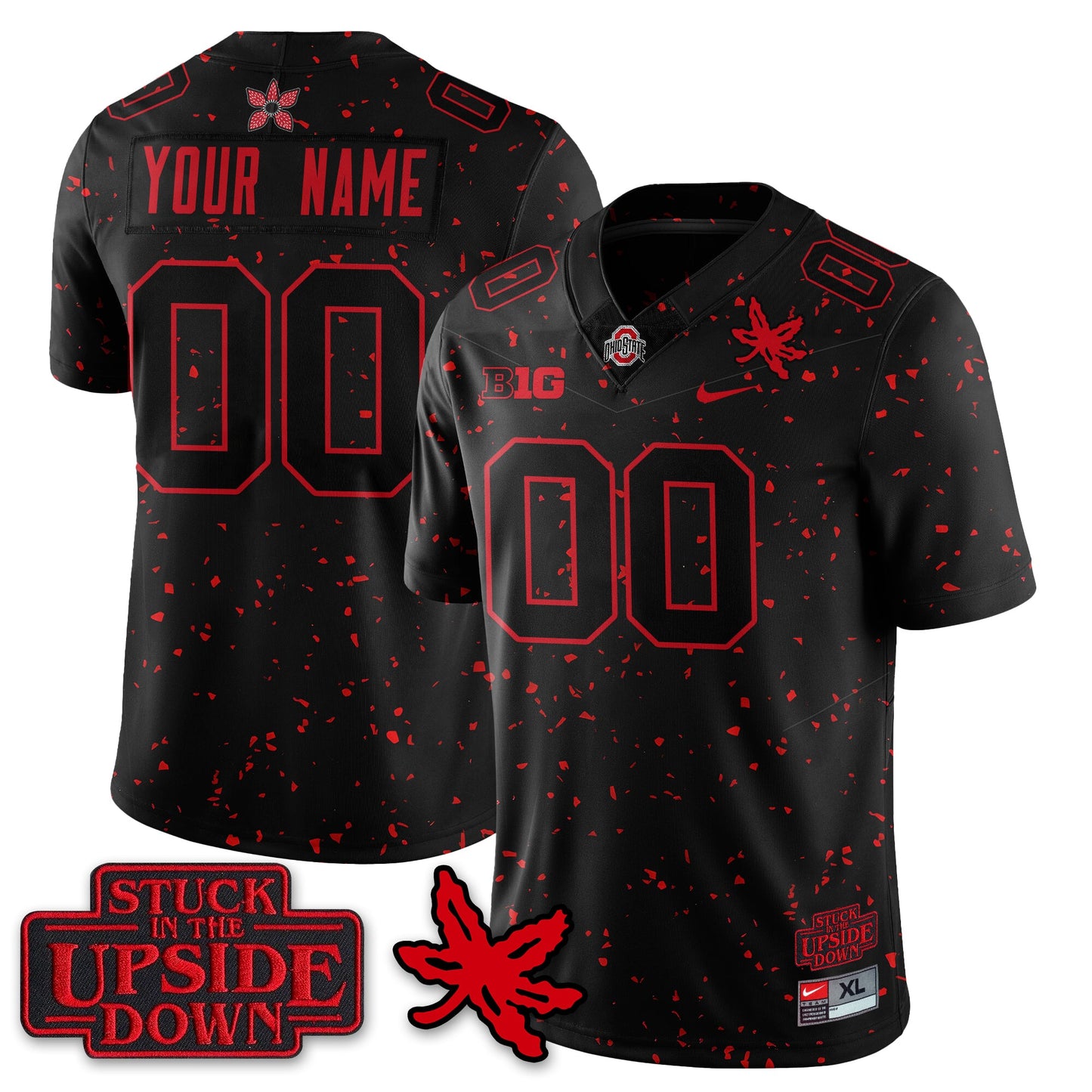 OSU 'Stranger Things Edition' Vapor Limited Custom Jersey - All Stitched