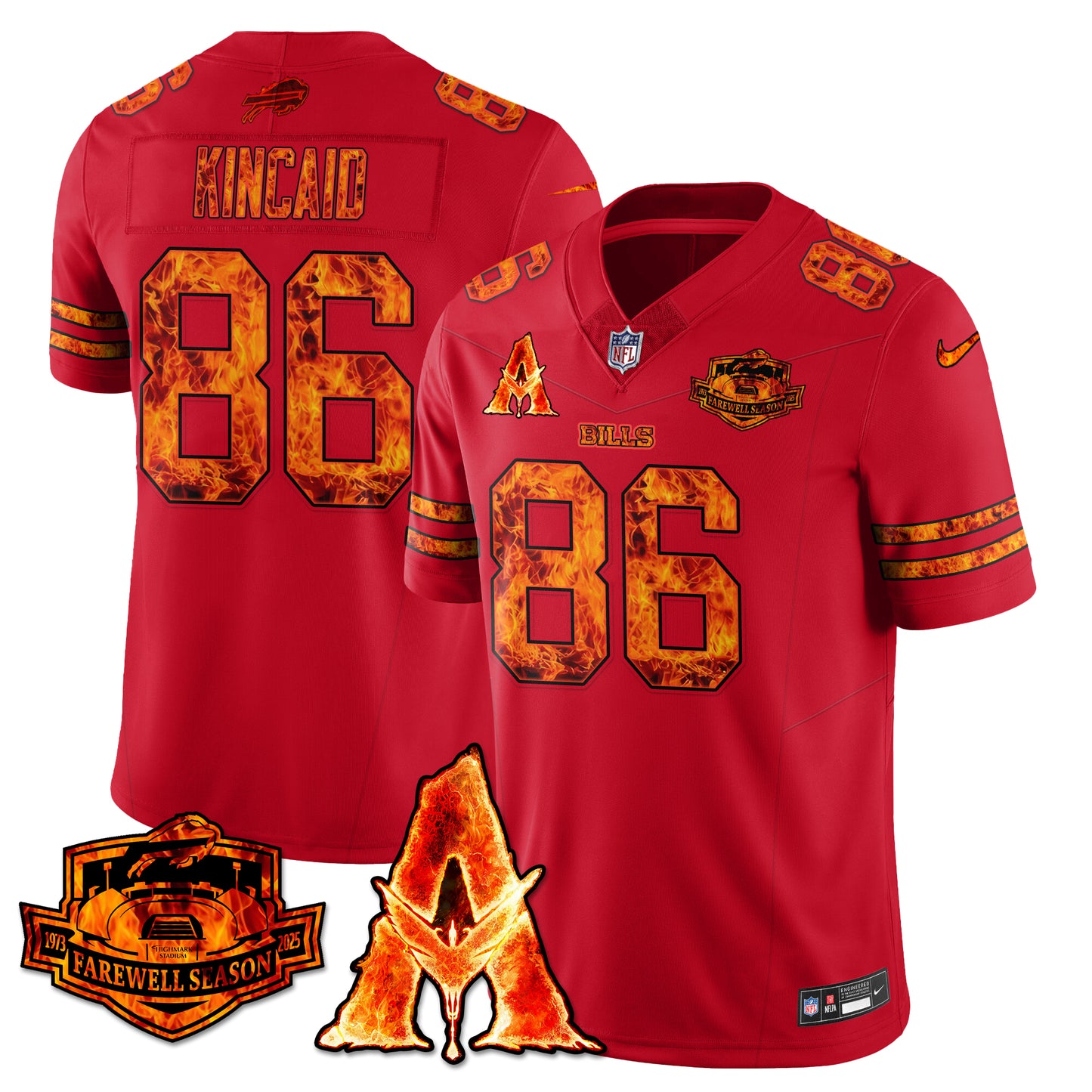 BUF x Avatar 3 Fire and Ash Jersey - Stitched