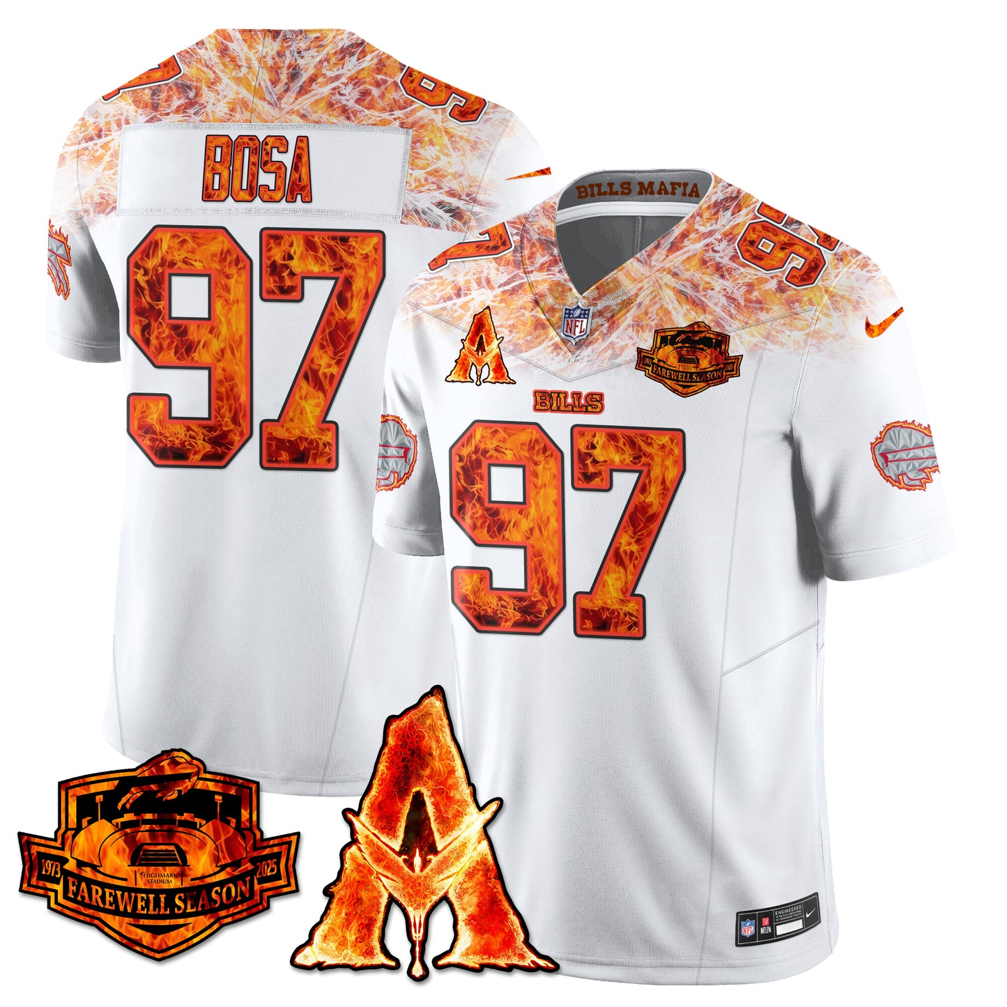BUF x Avatar 3 Fire and Ash Jersey - Stitched