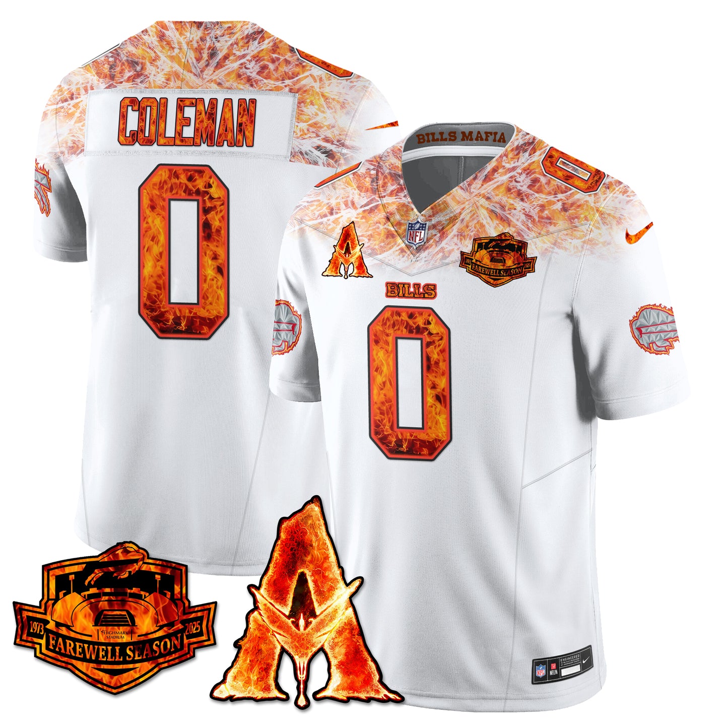 BUF x Avatar 3 Fire and Ash Jersey - Stitched