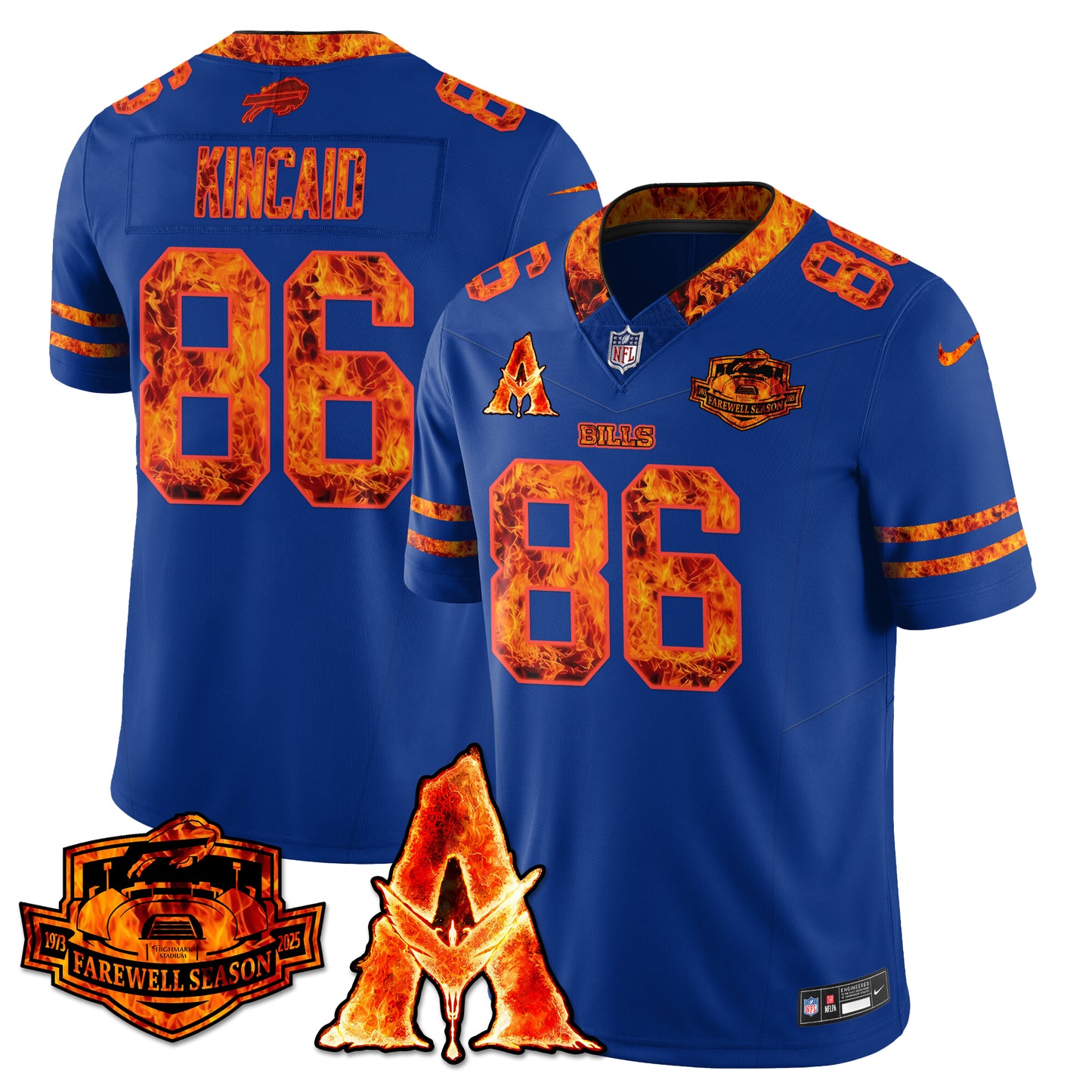 BUF x Avatar 3 Fire and Ash Jersey - Stitched