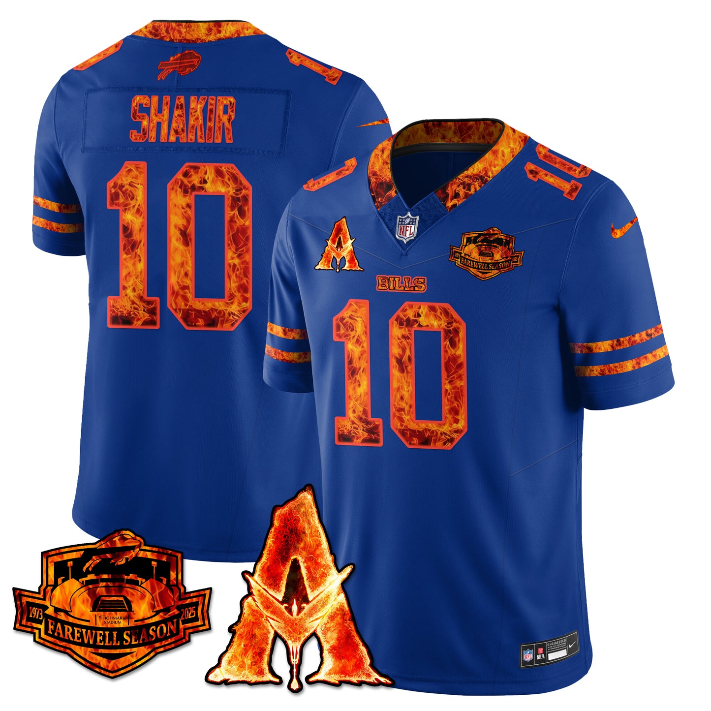 BUF x Avatar 3 Fire and Ash Jersey - Stitched