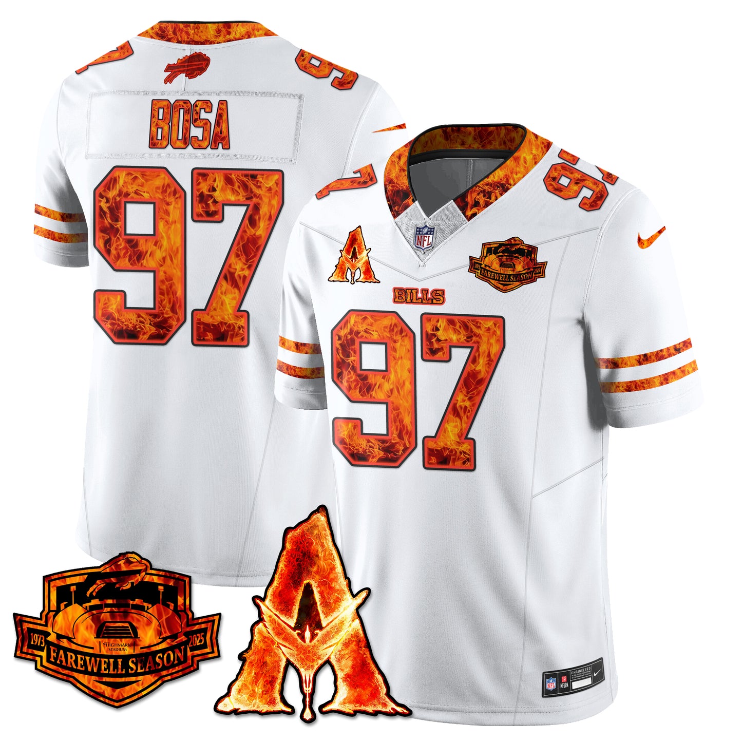 BUF x Avatar 3 Fire and Ash Jersey - Stitched