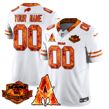 BUF x Avatar 3 Fire and Ash Custom Jersey - Stitched