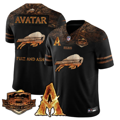 BUF x Avatar 3 Fire and Ash Jersey V2 - All Stitched