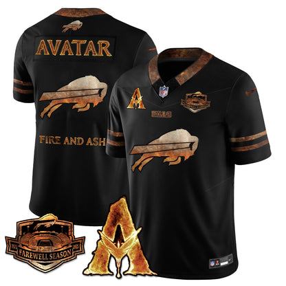 BUF x Avatar 3 Fire and Ash Jersey V2 - All Stitched