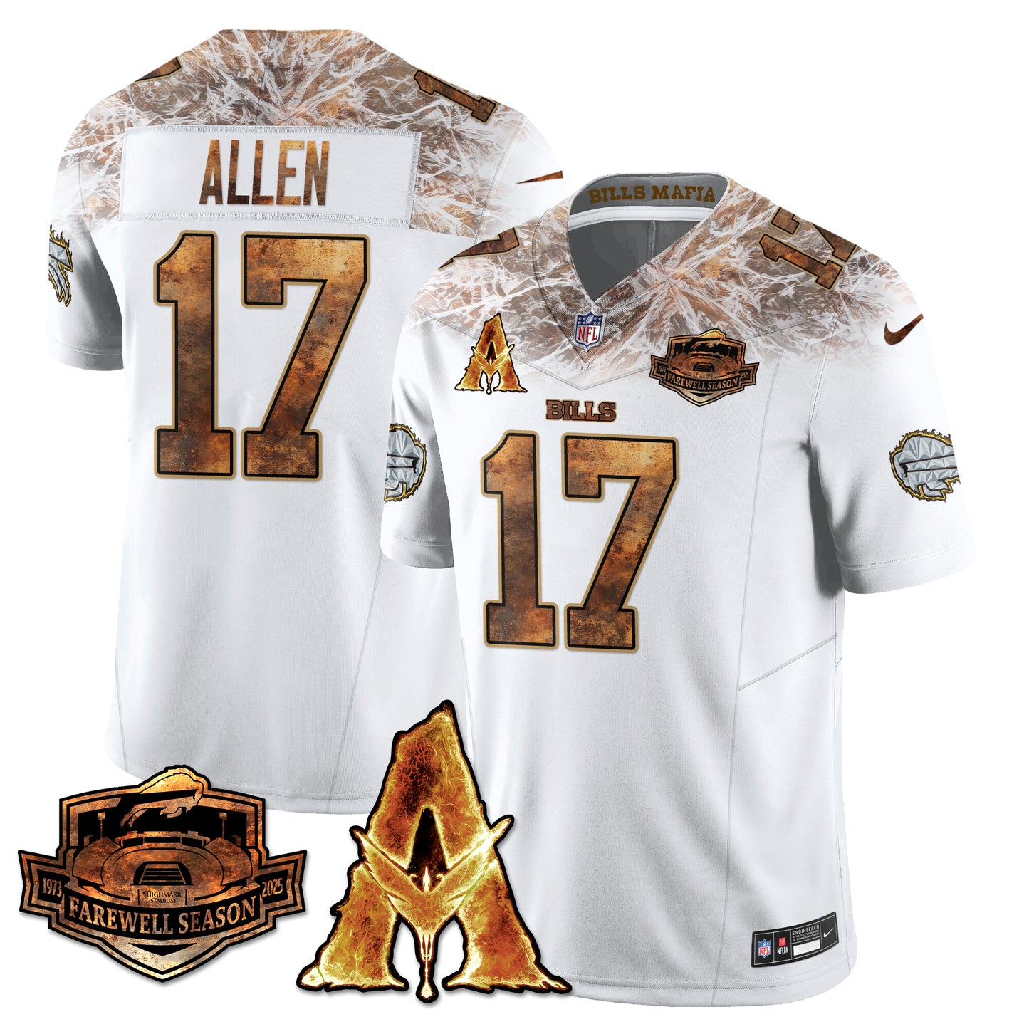 BUF x Avatar 3 Fire and Ash Jersey V2 - All Stitched