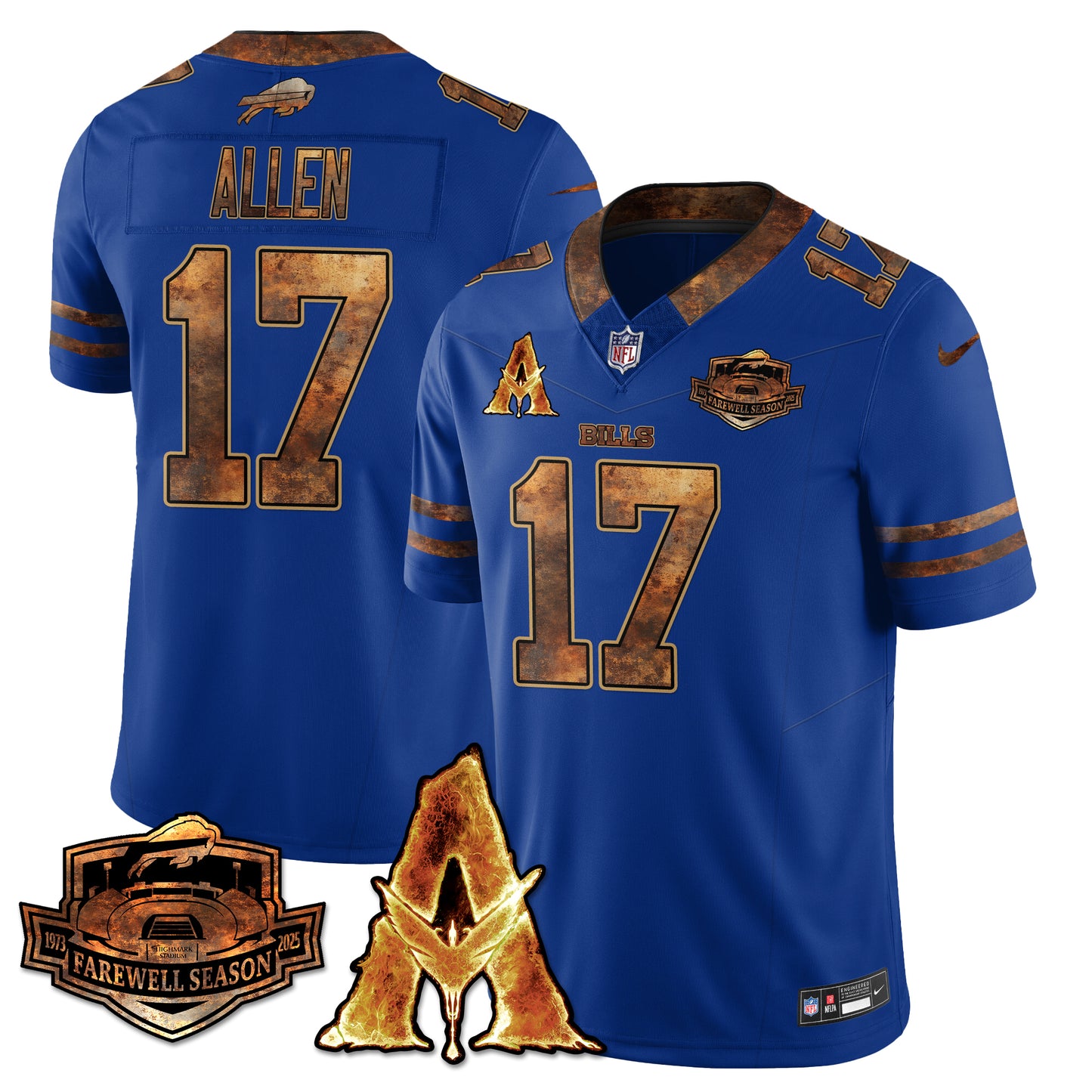 BUF x Avatar 3 Fire and Ash Jersey V2 - All Stitched