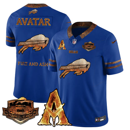 BUF x Avatar 3 Fire and Ash Jersey V2 - All Stitched