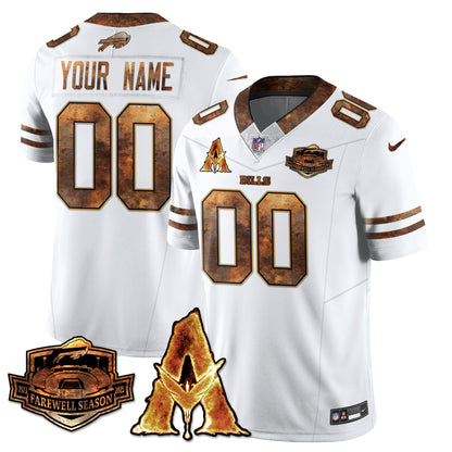 BUF x Avatar 3 Fire and Ash Custom Jersey V2 - Stitched