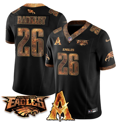Philadelphia Eagles x Avatar 3 Fire and Ash Jersey V2 - Stitched