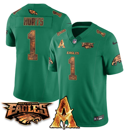 Philadelphia Eagles x Avatar 3 Fire and Ash Jersey V2 - Stitched