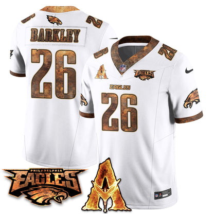 Philadelphia Eagles x Avatar 3 Fire and Ash Jersey V2 - Stitched