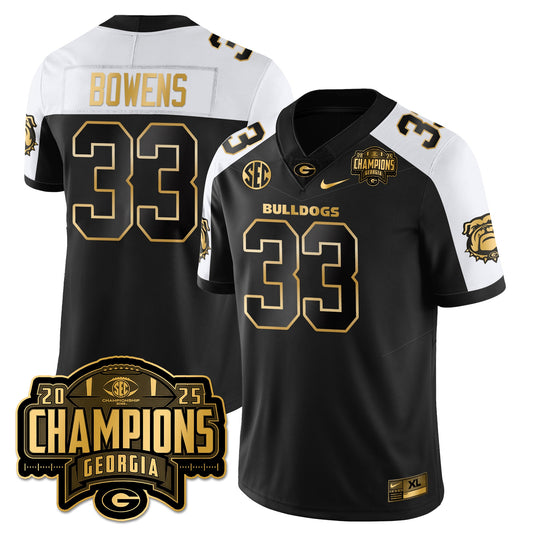 UGA Vapor Limited Gold Jersey - SEC Football Champions - All Stitched