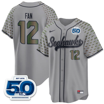Seattle Seahawks 2025 Rivalries Vapor Limited Baseball Jersey - All Stitched