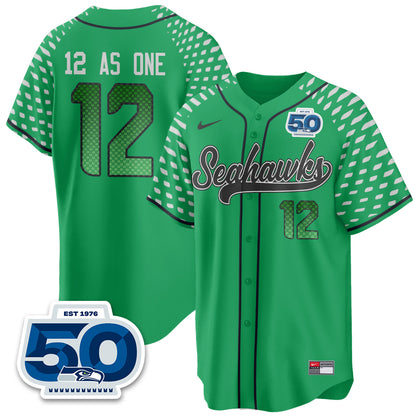 Seattle Seahawks 2025 Rivalries Vapor Limited Baseball Jersey - All Stitched