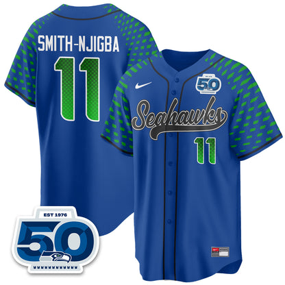 Seattle Seahawks 2025 Rivalries Vapor Limited Baseball Jersey - All Stitched