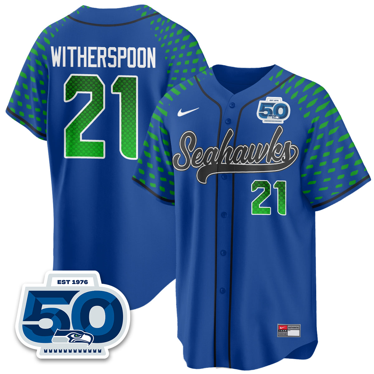 Seattle Seahawks 2025 Rivalries Vapor Limited Baseball Jersey - All Stitched