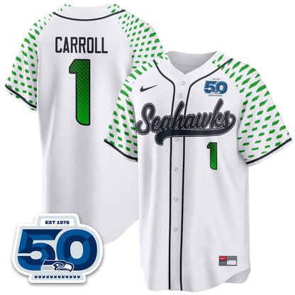 Seattle Seahawks 2025 Rivalries Vapor Limited Baseball Jersey - All Stitched