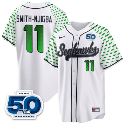 Seattle Seahawks 2025 Rivalries Vapor Limited Baseball Jersey - All Stitched