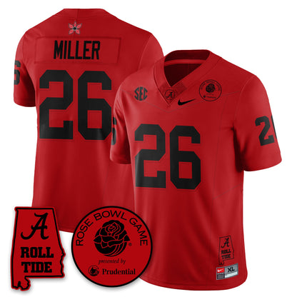 BAMA Stranger Things Rose Bowl Vapor Limited Football Jersey - All Stitched