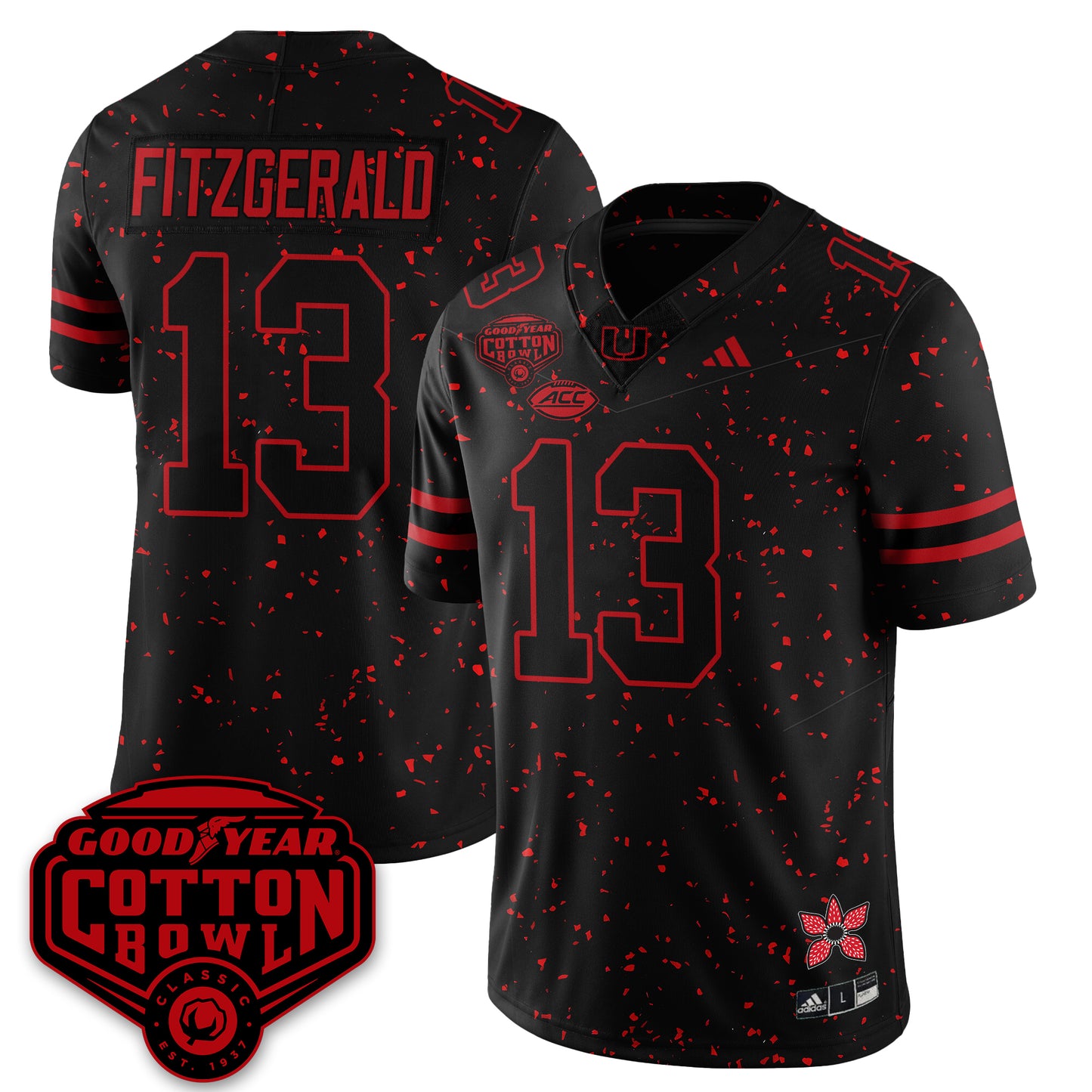MIA "Stranger Things" Vapor Limited Football Jersey - All Stitched