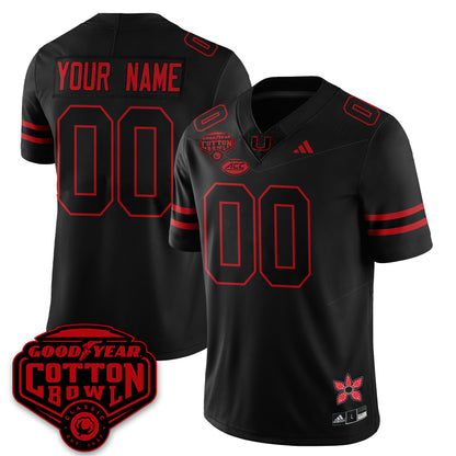 MIA "Stranger Things" Vapor Limited Football Custom Jersey - All Stitched