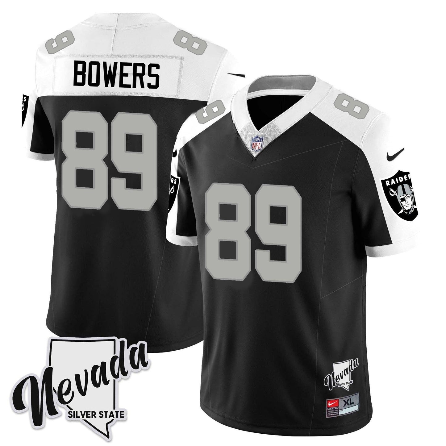 Raiders 2024 Vapor Limited Jersey TLA - Nevada Silver State - All Stitched