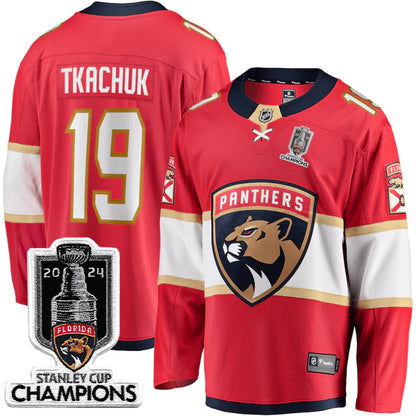 Florida Panthers 2024 Stanley Cup Champions Jersey - All Stitched