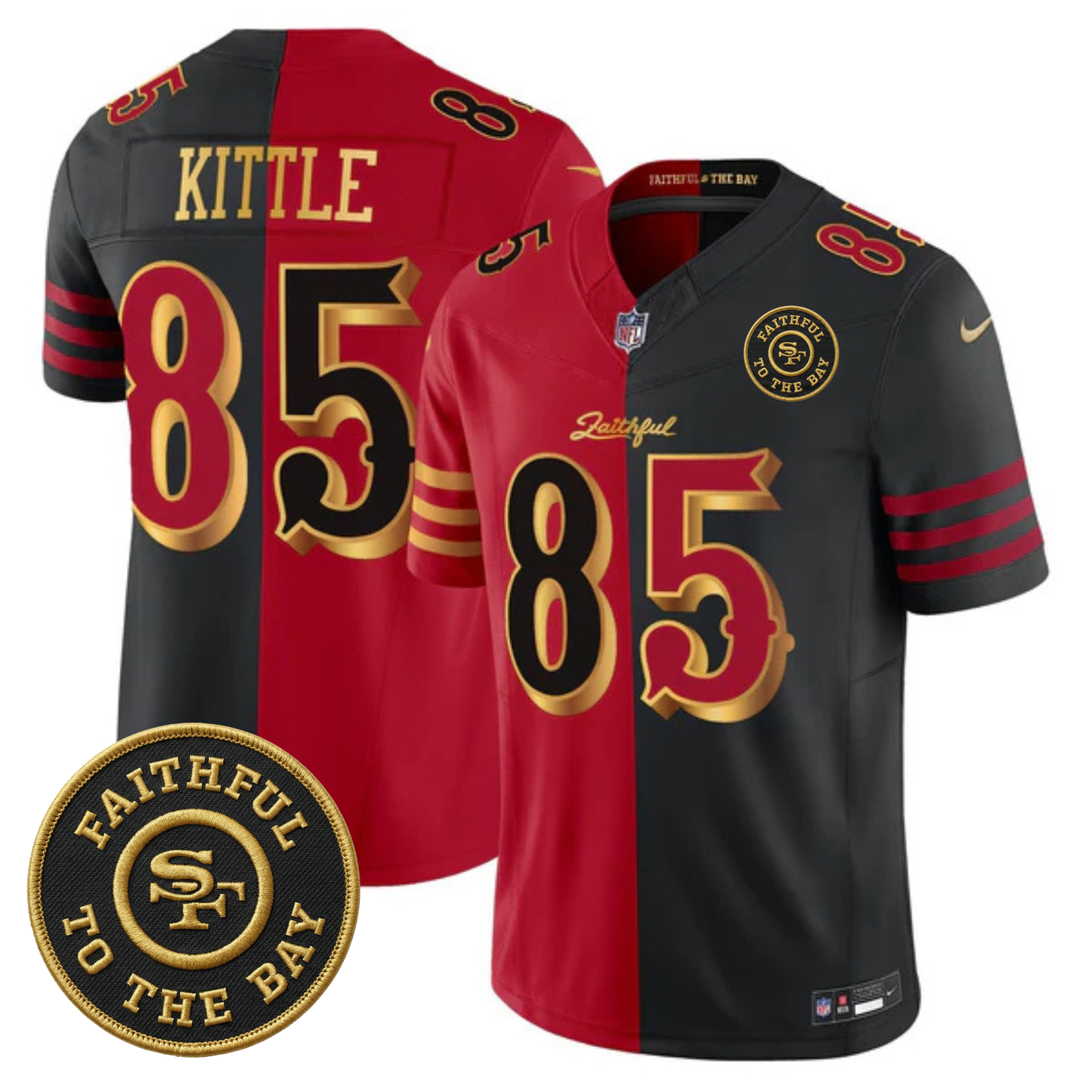 SF “Rivalries” Vapor Limited Jersey - Faithful To The Bay Patch - All Stitched