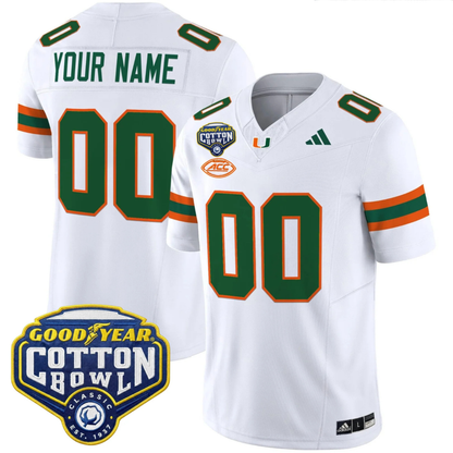 MIA 2025 Goodyear Cotton Bowl Patch Vapor Limited Custom Jersey - All Stitched