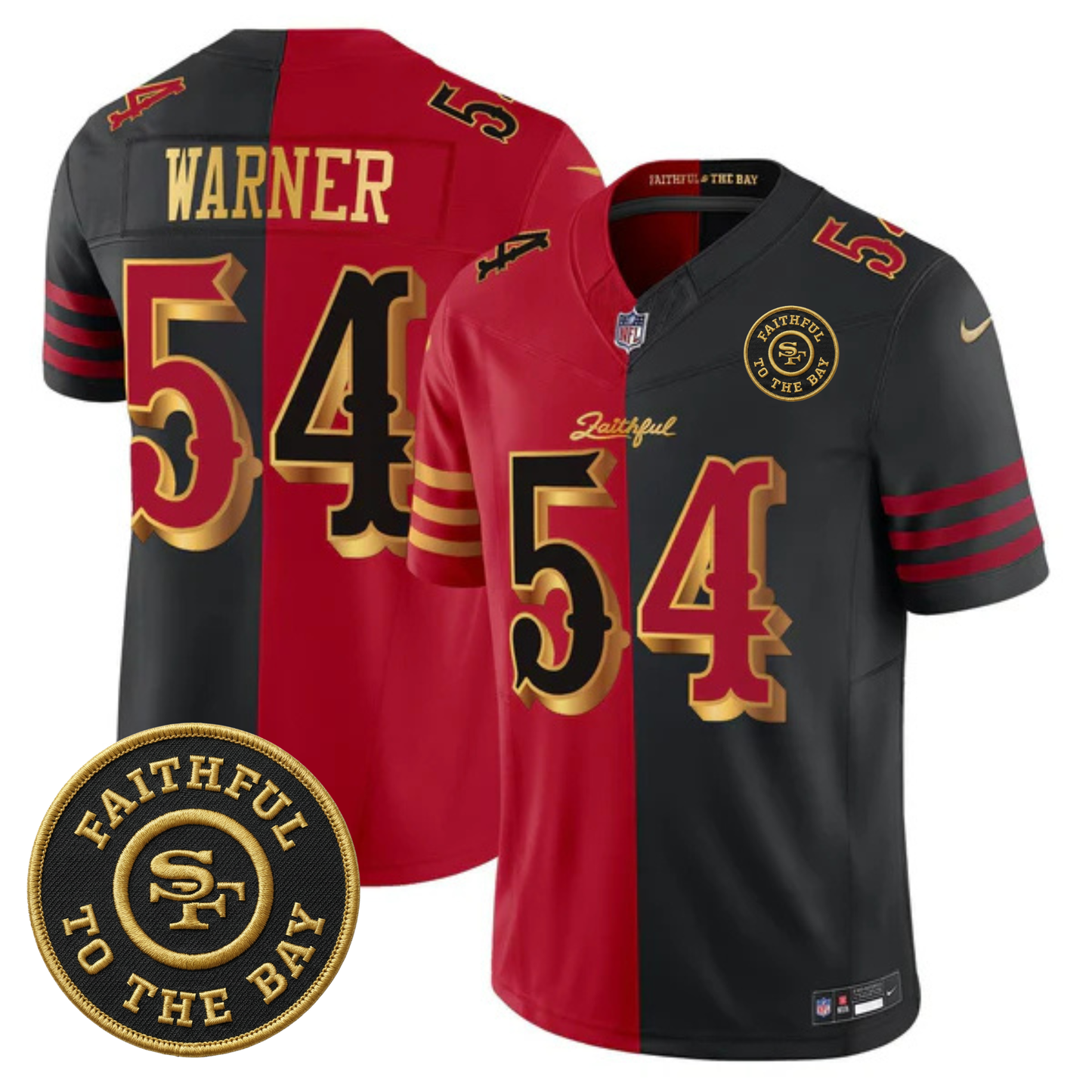 SF “Rivalries” Vapor Limited Jersey - Faithful To The Bay Patch - All Stitched