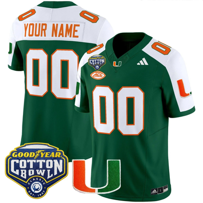 MIA 2025 Goodyear Cotton Bowl Patch Vapor Limited Custom Jersey - All Stitched