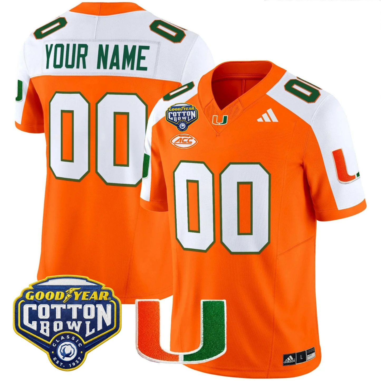 MIA 2025 Goodyear Cotton Bowl Patch Vapor Limited Custom Jersey - All Stitched