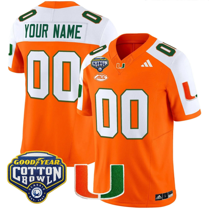 MIA 2025 Goodyear Cotton Bowl Patch Vapor Limited Custom Jersey - All Stitched