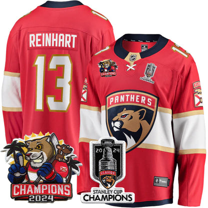 Florida Panthers 2024 Stanley Cup Champions Jersey - All Stitched