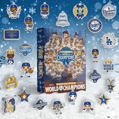 Personalized LAD 2025 World Series Champions Advent Calendar