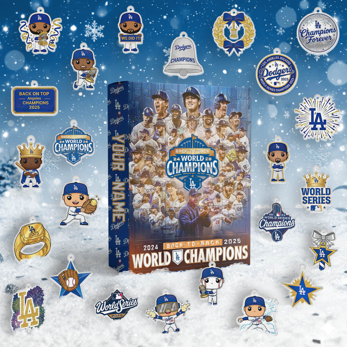 LAD 2025 World Series Champions Advent Calendar