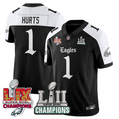 PHI 'Gothic Philly' LII-LIX Super Bowl Champions Vapor Limited Jersey - All Stitched