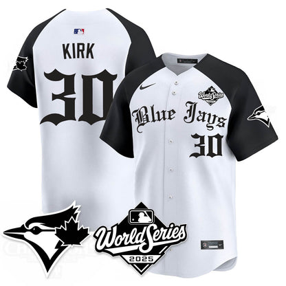 Toronto Blue Jays Gothic 2025 World Series Jersey - All Stitched